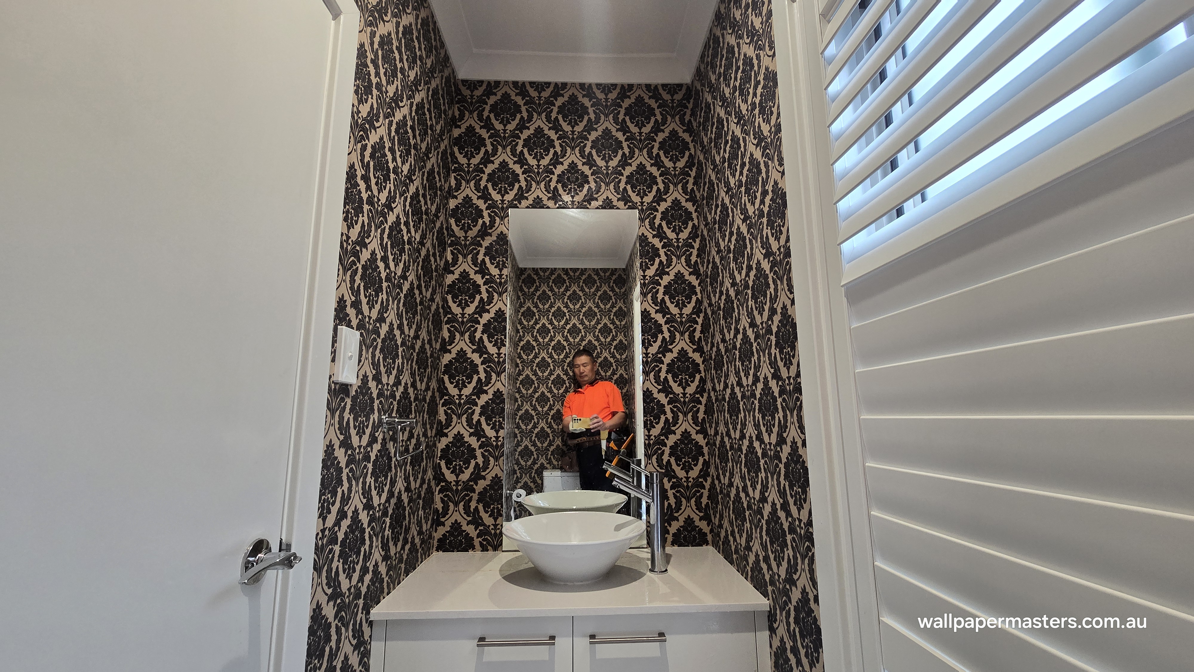 Custom wallpaper installation in Sydney