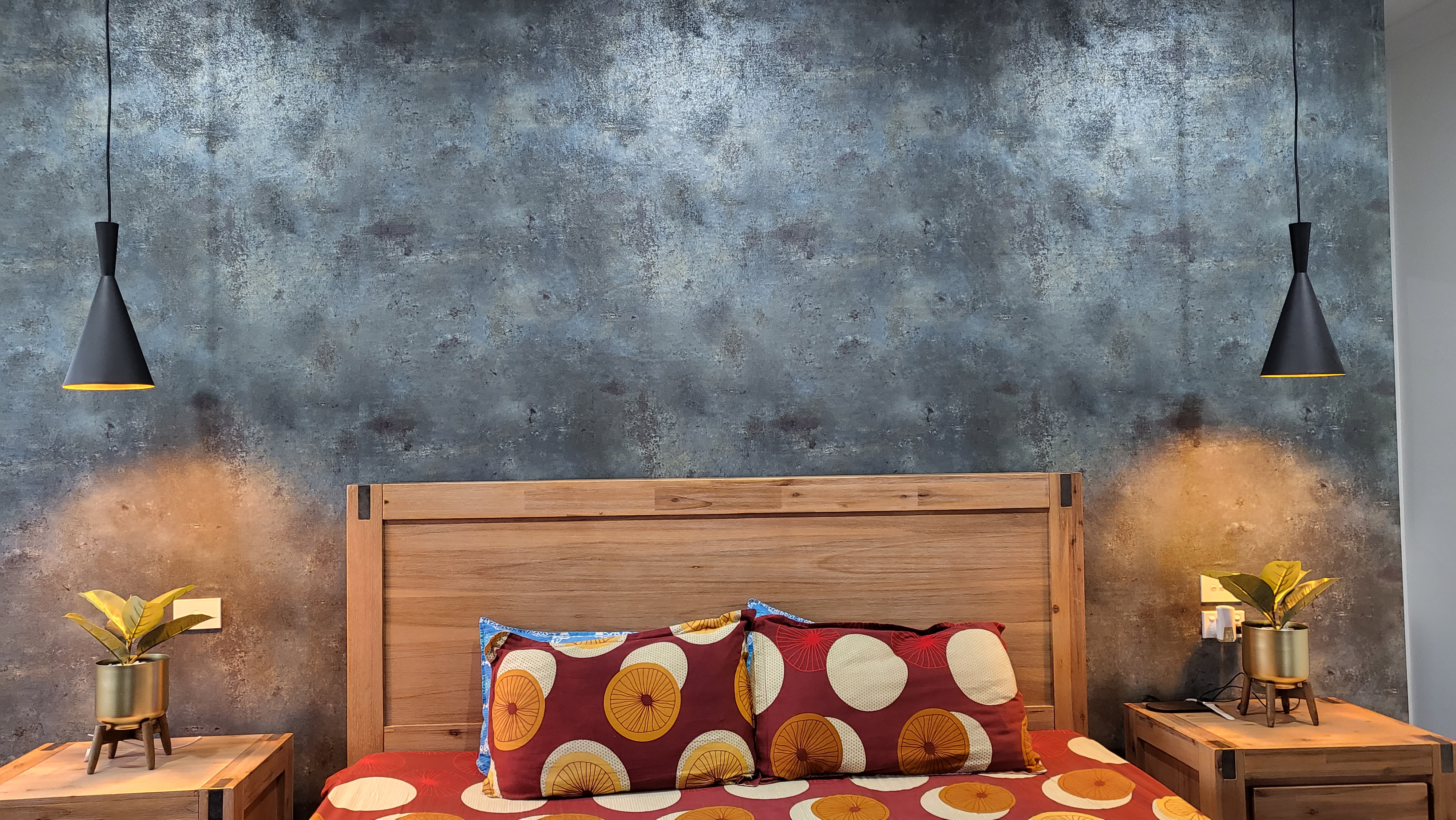 Elegant bedroom wallpaper installation by Wallpaper Masters Sydney